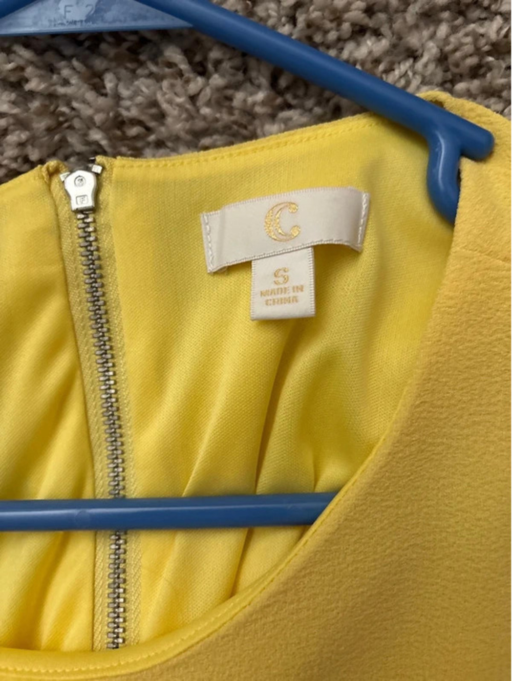 Charming Charlie yellow sleeveless dress size small - Picture 3 of 3